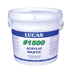 Lucas #1500 Elastomeric Acrylic Mastic