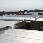 Smooth APP coated with Lucas #608 Aluminum Coating – 2 LB Non-fibrated