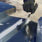 #4500 Semi Self-leveling Sealant application to A/C duct seams