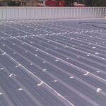 #5500 Seam Sealer on metal for seams and fasteners