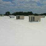 Smooth BUR with Lucas #8000 High Solids silicone Roof Coating