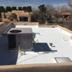 Granular Cap with Lucas #8000 High Solids silicone Roof Coating