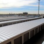 Metal coated with Lucas #5100/5000 Thermoplastic Roof Coating