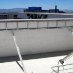 Granular cap sheet coated with #1000 Elastomeric Roof Coating