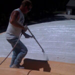 New foam coated with #1000 Elastomeric Roof Coating